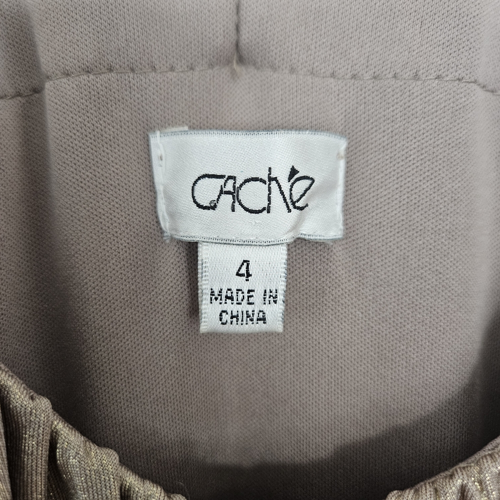 Cache Gold Mini Dress - Picture 4 of 5
